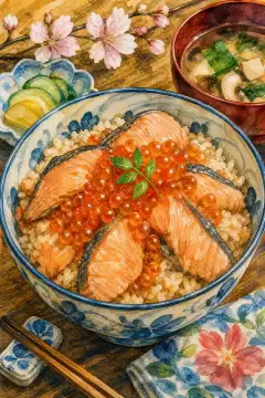 鲑鱼子饭（Harakomeshi）