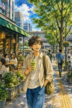Sendai Café Culture and Zunda Shakes