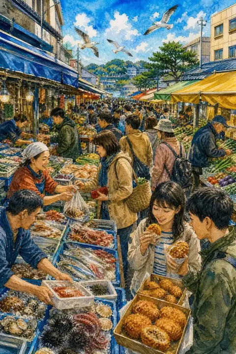 Sendai Morning Market (Sendai Asaichi)