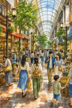 Stroll through Sendai's Arcade Shopping Streets