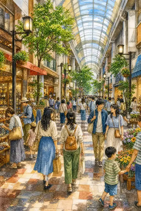 Stroll through Sendai's Arcade Shopping Streets