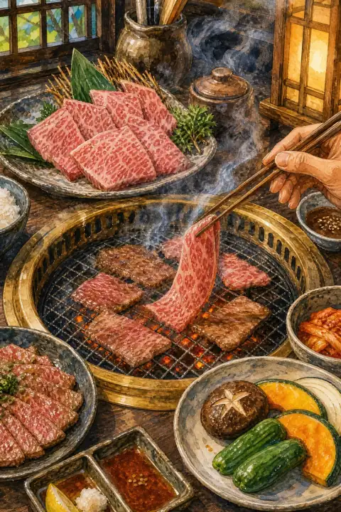 Charcoal-Grilled Miyazaki Beef