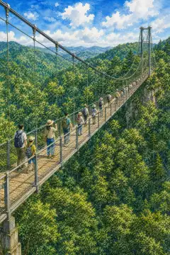 Aya Teruha Great Suspension Bridge