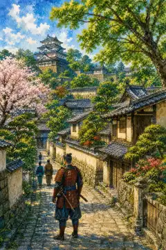 松代の城下町と武家屋敷