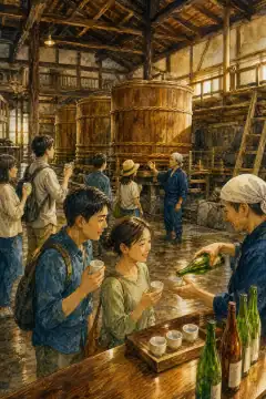 日本酒の酒蔵巡り