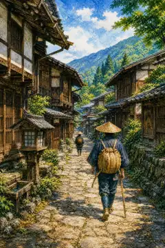 中山道の宿場町（妻籠・馬籠・奈良井）