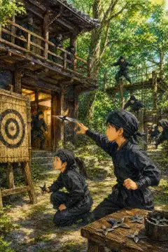 忍者体験 (戸隠流忍法資料館)