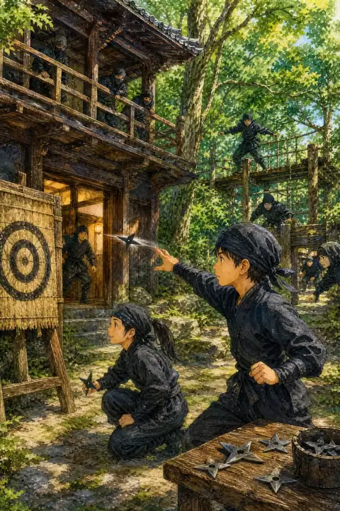 忍者体験 (戸隠流忍法資料館)