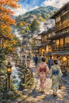 温泉文化（湯田中・渋温泉・別所温泉など）
