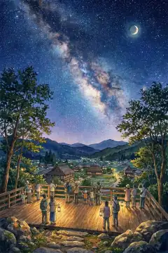 Achi Village Starry Sky