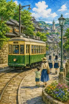 路面電車（長崎電気軌道）