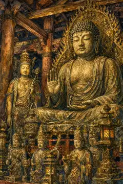 飞鸟时代的佛像雕刻
