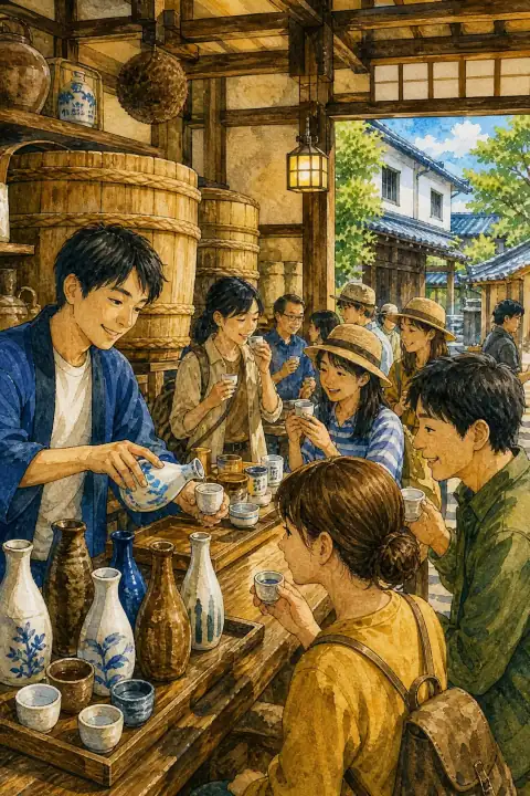 Nara Local Sake Tasting Experience