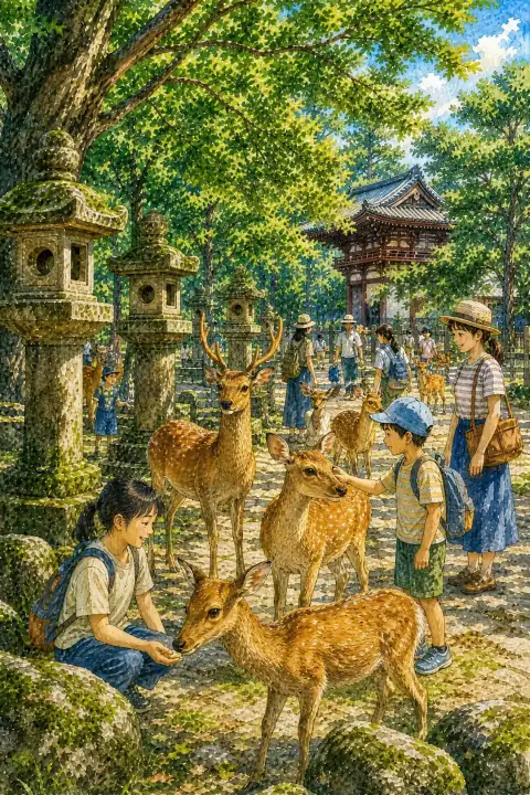 Nara Park and the Wild Deer