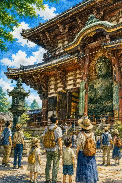 Todai-ji Temple and the Great Buddha