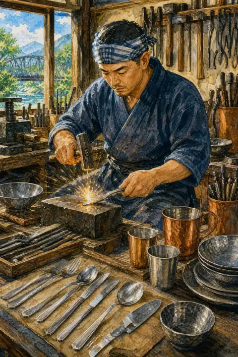 燕三条的金属加工