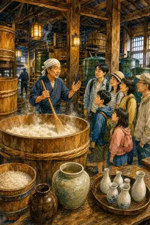 日本酒の酒蔵見学