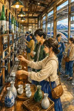 在酒瞭望馆的品酒体验