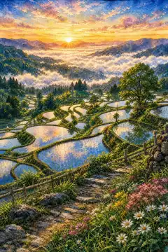 星峠的梯田