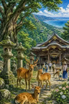 弥彦神社与弥彦山