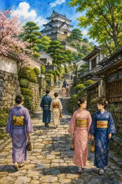杵築の城下町散策