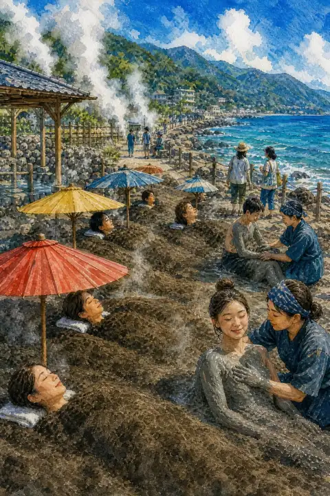 Hot Spring Mud Packs and Sand Baths