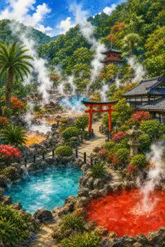 別府温泉(地獄めぐり)
