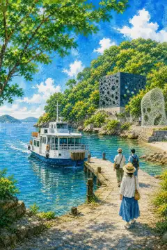 Seto Inland Sea Island Hopping (including Inujima)