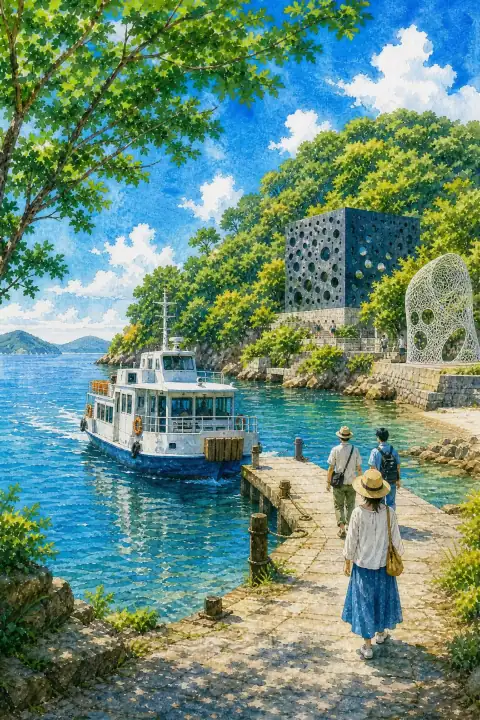Seto Inland Sea Island Hopping (including Inujima)