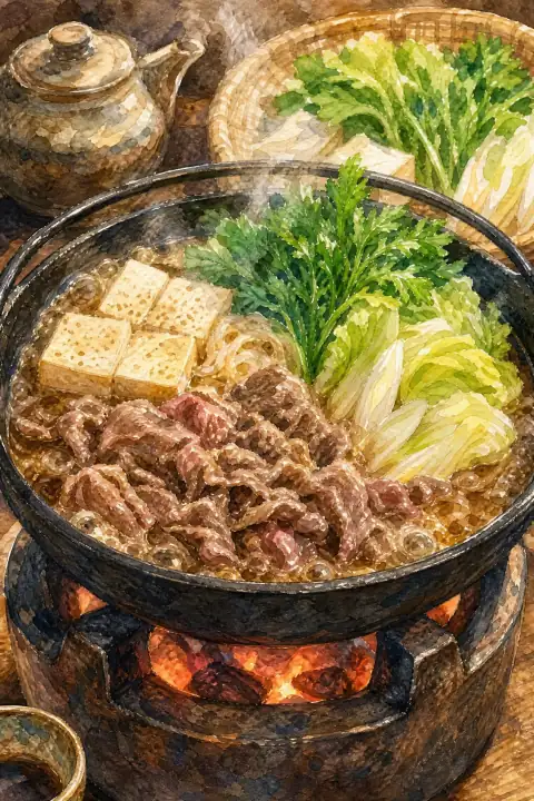 冈山本地美食（削肉锅）
