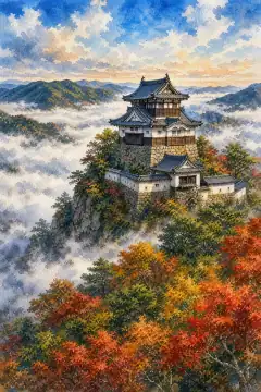 備中松山城