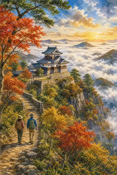 備中松山城