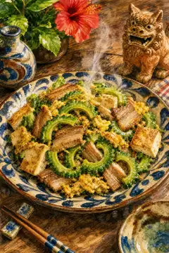 Goya Champuru (Bitter Melon Stir-Fry)