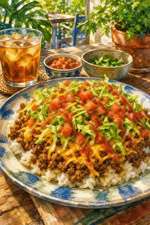 Taco Rice