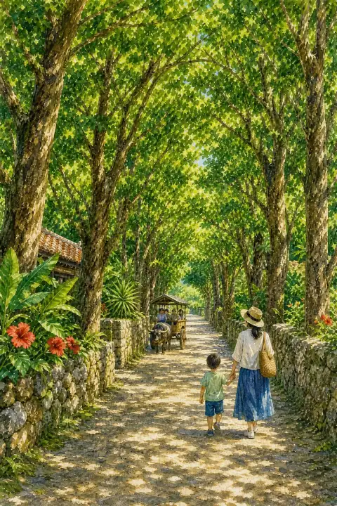Bise Fukugi Tree Lane