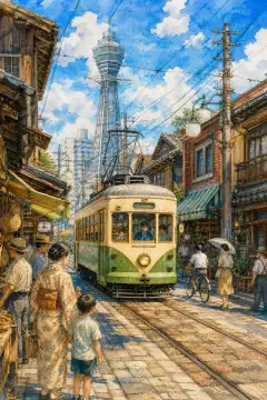 Hankai Tram ("Chin-Chin" Train)