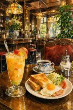 Kissaten Cafés and Mixed Juice