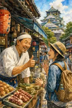 Osaka's Humor and Warm Hospitality