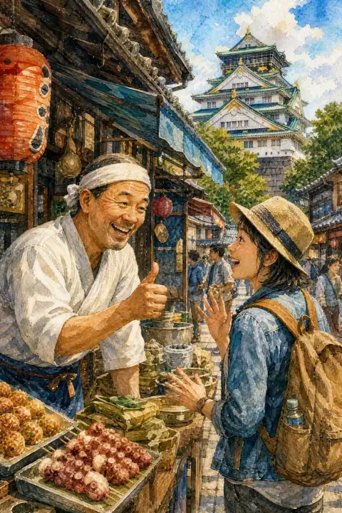 Osaka's Humor and Warm Hospitality