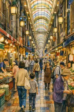 Tenjinbashisuji Shopping Street