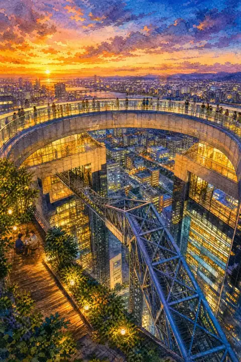 梅田スカイビル 空中庭園展望台