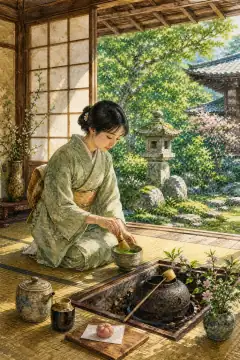 Traditional Tea Ceremony Experience in a Historic Tearoom