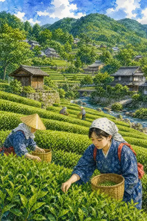 嬉野茶的栽培与茶文化