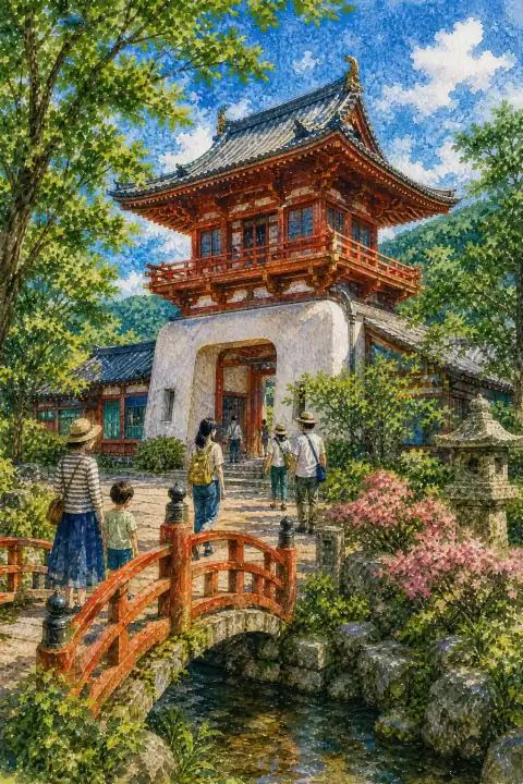 Takeo Onsen Romon Gate