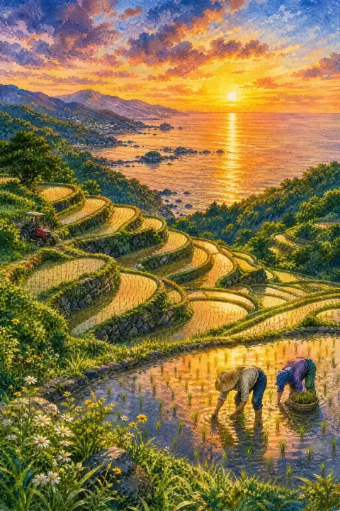 Hamanoura Rice Terraces