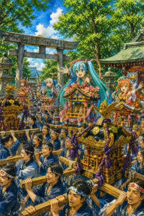 Haji Festival at Washinomiya Shrine