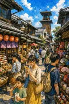Shopping Street Stroll
