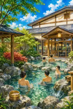 Super Sento (large public bathhouse)