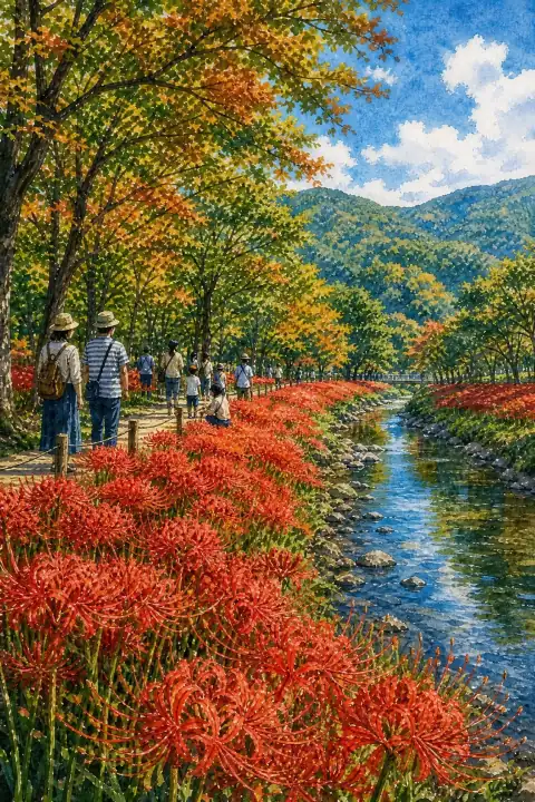 巾着田
