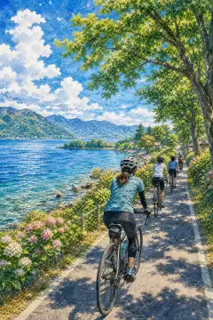 Lake Biwa Cycling (Biwaichi)